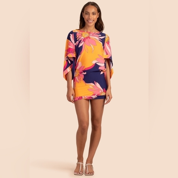 Trina Turk Breeze Swim Tunic Dress Cover-Up NWT size XL - Picture 12 of 14